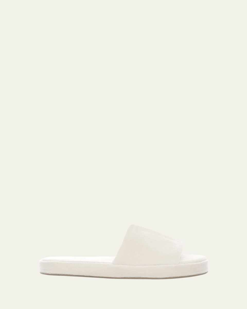 Pillow Cozy Cotton Open-Toe Slippers